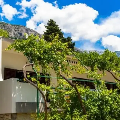 Apartments with parking space Brela