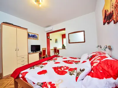 Krevet ili kreveti u jedinici u objektu Studio Dajak-1 by Interhome