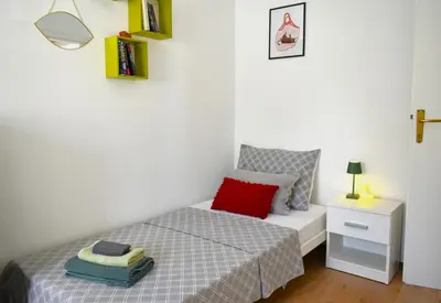 Krevet ili kreveti u jedinici u objektu Luna House