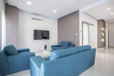 TV i/ili zabavni centar u objektu Exclusive Villa Holiday