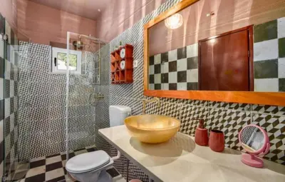 Kupaonica u objektu Apartment Sanja- 25m from sandy beach