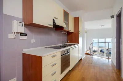 Kuhinja ili čajna kuhinja u objektu Sea Star Beach Apartments