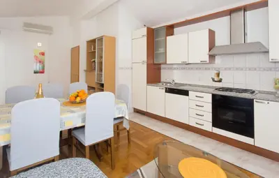 Kuhinja ili čajna kuhinja u objektu Holiday home Jelena with private pool