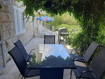 Tlocrt objekta Apartments with parking space Supetar, Brac - 23372