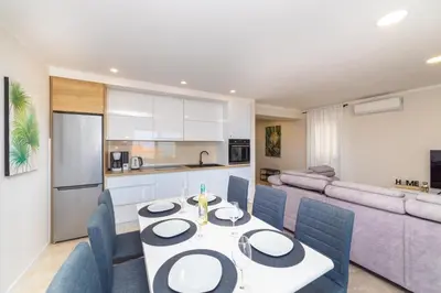 Kuhinja ili čajna kuhinja u objektu Luxury Apartments Belissima