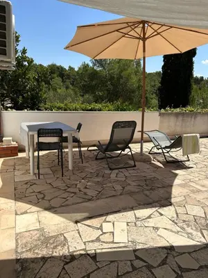 Popločani dio dvorišta ili vanjski dio objekta Apartment By the Sea