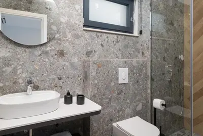 Kupaonica u objektu Luxury Villa David 1 - heated pool 38m2