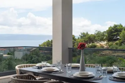 Balkon ili terasa u objektu Luxury Villa David 1 - heated pool 38m2