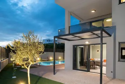 Bazen u objektu Luxury Villa David 2 heated pool ili u blizini