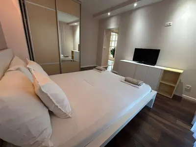 Krevet ili kreveti u jedinici u objektu Apartment Mediteran