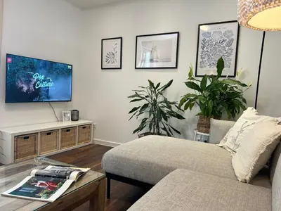 TV i/ili zabavni centar u objektu Apartment Mediteran
