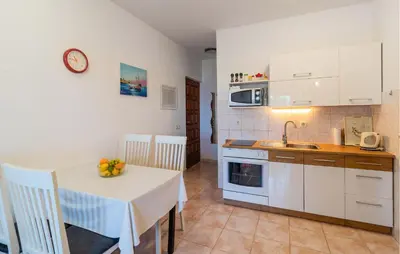 Kuhinja ili čajna kuhinja u objektu Beautiful Apartment In Sutivan With Wifi