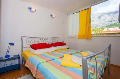 Krevet ili kreveti u jedinici u objektu Apartments Jarak near beach