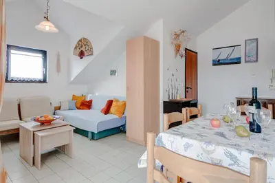Krevet ili kreveti u jedinici u objektu Apartment with beautiful view and big terrace