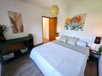 Krevet ili kreveti u jedinici u objektu Renovated, dalmatian Stone House!