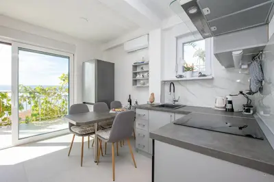 Kuhinja ili čajna kuhinja u objektu Apartments Ivante