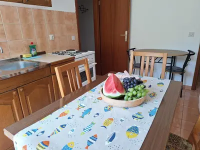 Kuhinja ili čajna kuhinja u objektu Oliva Apartments