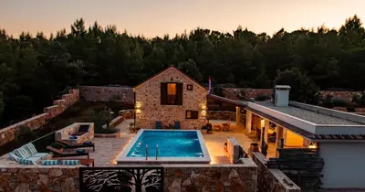Bazen u objektu Family friendly house with a swimming pool Basina, Hvar - 23475 ili u blizini