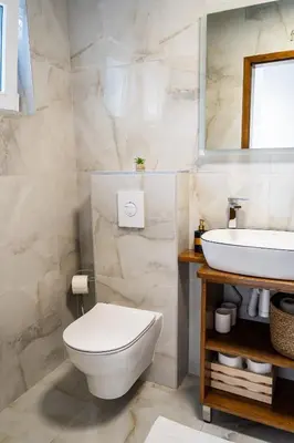 Kupaonica u objektu Holiday House Boban with Private Pool and Garage