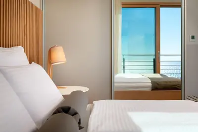 Krevet ili kreveti u jedinici u objektu Dazzling Hvar Villa Villa Licita 3 Bedrooms Sea Views Superb Terrace