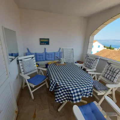 Tlocrt objekta Apartman Charlie Brač