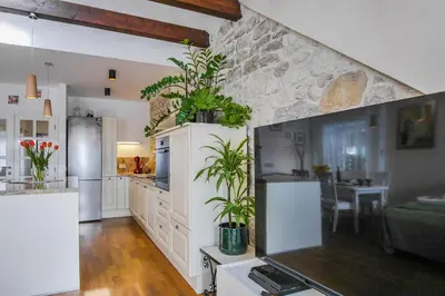 Kuhinja ili čajna kuhinja u objektu Apartments Rinatoni