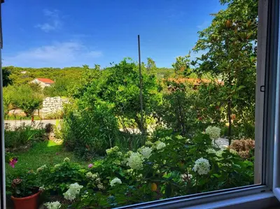 Vrt u objektu Nice studio apartment in picturesque village