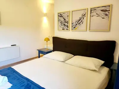 Krevet ili kreveti u jedinici u objektu Nice studio apartment in picturesque village