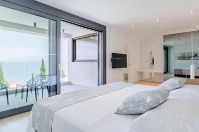 Krevet ili kreveti u jedinici u objektu Luxury 