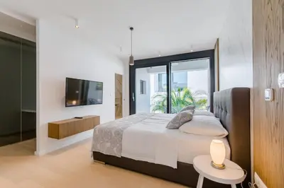 Krevet ili kreveti u jedinici u objektu Luxury 