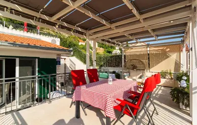 Balkon ili terasa u objektu Cozy Home In Podstrana
