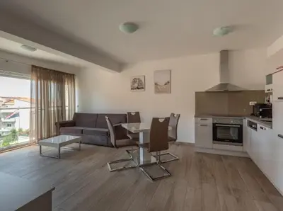 Kuhinja ili čajna kuhinja u objektu Apartment Emanuel