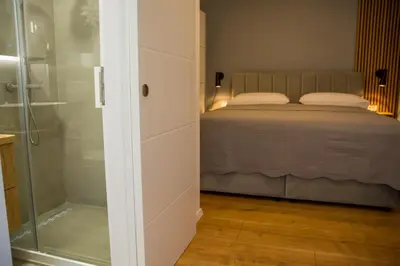 Krevet ili kreveti u jedinici u objektu Apartment Paradise Island