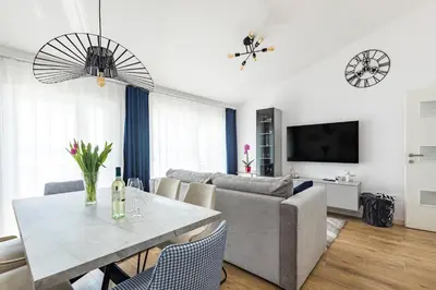 TV i/ili zabavni centar u objektu Villa Mirjana, two bedrooms apartment
