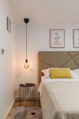 Krevet ili kreveti u jedinici u objektu Villa Mirjana, two bedrooms apartment