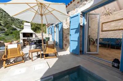 Tlocrt objekta Family friendly house with a swimming pool Cove Zarace, Hvar - 23502