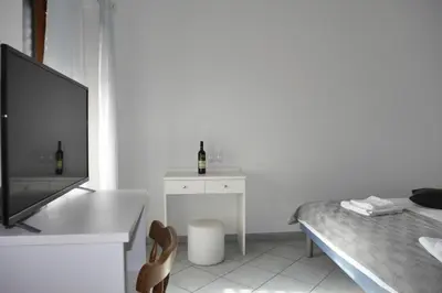 Krevet ili kreveti u jedinici u objektu Apartments Jure with Sea View