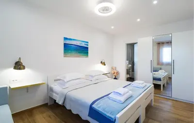 Krevet ili kreveti u jedinici u objektu Cozy Home In Jesenice With Wifi