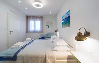 Krevet ili kreveti u jedinici u objektu Cozy Home In Jesenice With Wifi