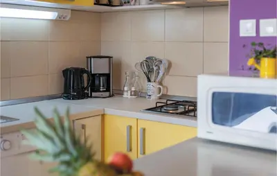 Kuhinja ili čajna kuhinja u objektu Apartment Podstrana With Sea View 366