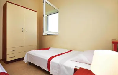 Krevet ili kreveti u jedinici u objektu Apartment Mimice With Sea View 380