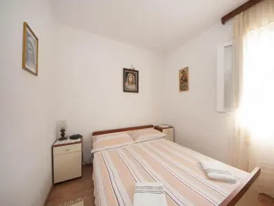 Krevet ili kreveti u jedinici u objektu Apartments Mira - One Bedroom Apartment with Balcony A2
