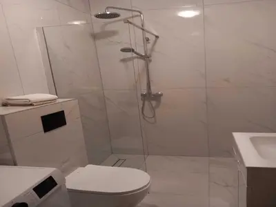 Kupaonica u objektu Apartments Kalajzic - Two Bedroom Apartment with Garden and Terrace A2 ST