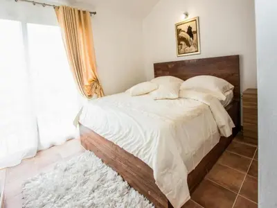 Krevet ili kreveti u jedinici u objektu Villa Suzy Lux- Duplex Two Bedroom Villa with Swimming Pool and Sea View