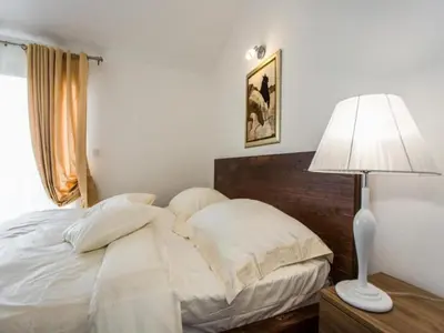 Krevet ili kreveti u jedinici u objektu Villa Suzy Lux- Duplex Two Bedroom Villa with Swimming Pool and Sea View