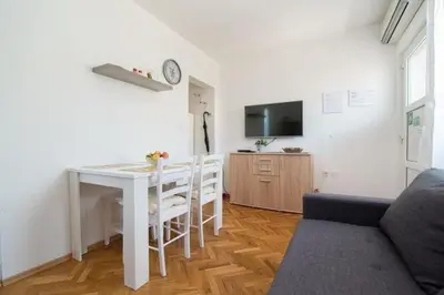 TV i/ili zabavni centar u objektu Apartments Natasa- One Bedroom Apartment with Terrace A2 - ST