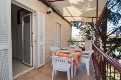 Balkon ili terasa u objektu Apartments Boguvila - Two-Bedroom Economy Apartment with Terrace A5 - ST