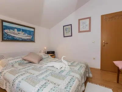 Krevet ili kreveti u jedinici u objektu Apartments Roda - Standard One Bedroom Apartment with Terrace Helena - ST