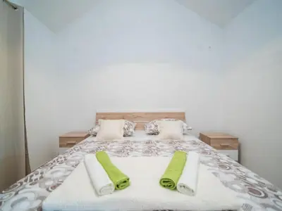 Krevet ili kreveti u jedinici u objektu Holiday Home My Summer House - Two-Bedroom Holiday Home with Private Pool and Terrace - ST