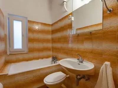 Kupaonica u objektu Apartments Nena ST - Standard One Bedroom Apartment with Balcony and Sea View A2